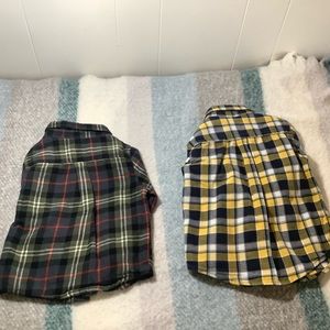 Gymboree,healthtex,long sleeves shirt plaid size 2